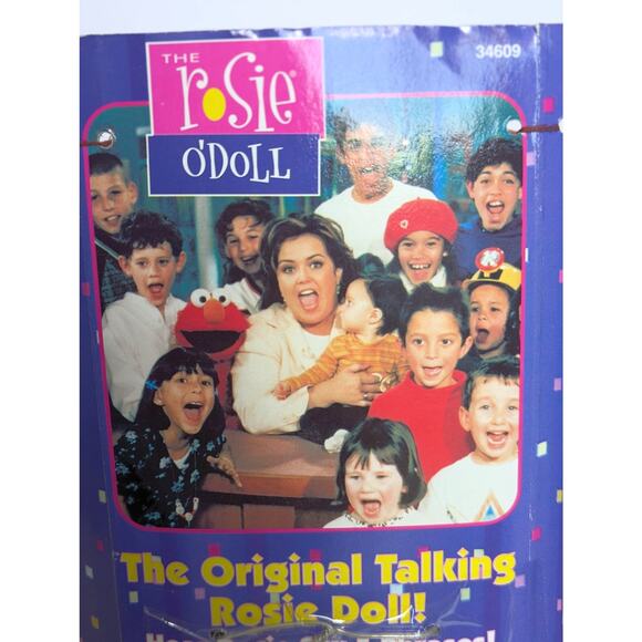 Vintage Rosie O’Donnell Talking Doll – 1990s Tyco Plush – Works! NIB Toys R Us - Picture 10 of 13